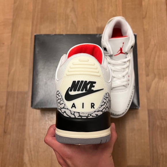 NEW Air Jordan 3 White Cement Reimagined 8.5M/10W - Picture 4 of 11